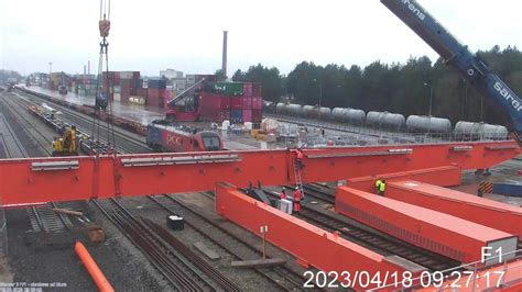 Installation Of A Gantry Crane In Brzeg Dolny Photo Report PCC