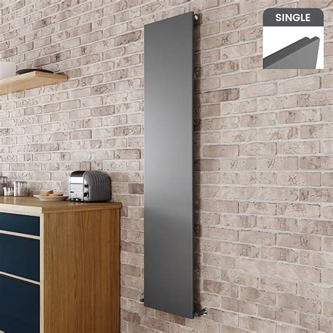 X Mm Ultra Slim Vertical Radiator Modern Bathroom Single