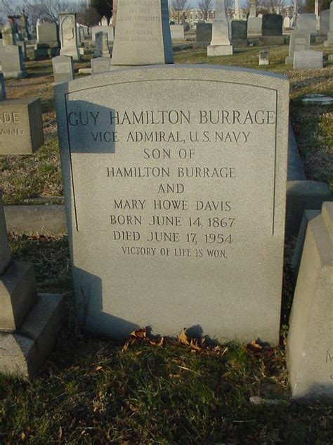 VADM Guy Hamilton Burrage 1867 1954 Find A Grave Memorial