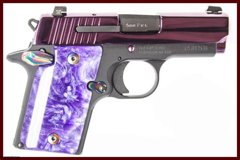 Sig Sauer P938 Purple Pearl Equinox 9 Mm New Gun Inv 207045