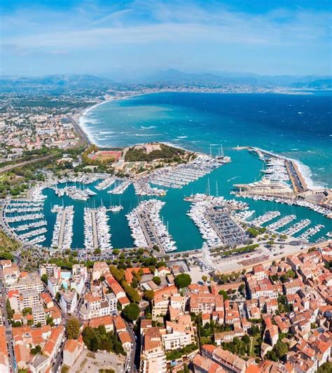 Vue A Rienne Du Port Vauban D Antibes Aerial View Of The Vauban Port