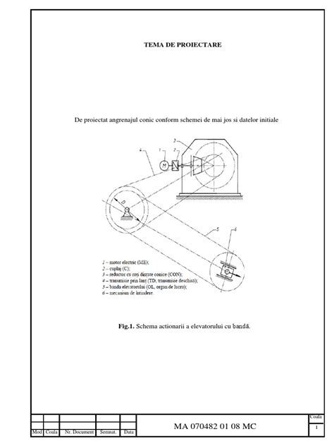 PDF Proiect Mecanica Aplicata Docx