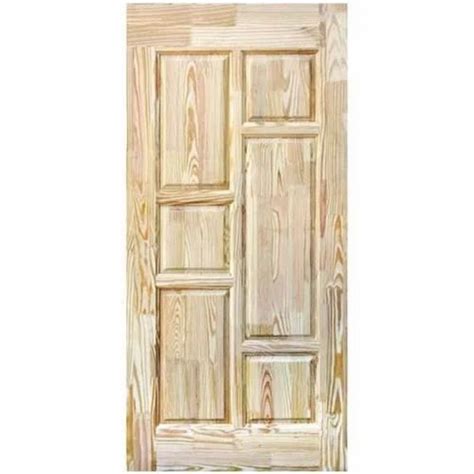 Exterior 32mm Polished Pine Wood Door For Home At Rs 600 Square Feet