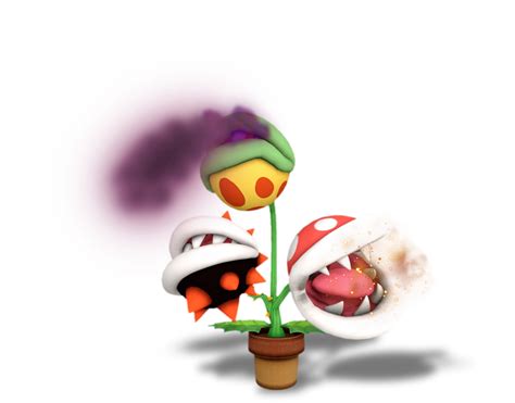 Smash Styled Render No13 Piranha Plant By Thenightcapking On Deviantart