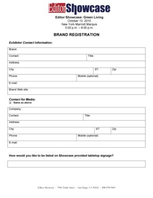 Fillable Online Gl Registration Form Doc Fax Email Print Pdffiller