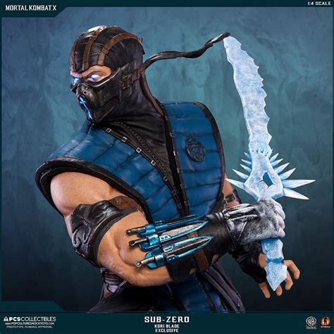 Photos Of The Mortal Kombat X Sub Zero Statue By PCS Toys The Toyark