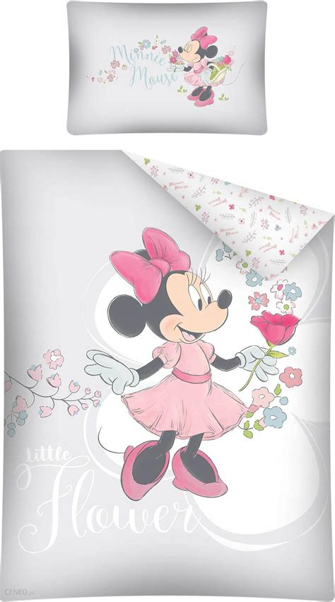 Pościel Dziecięca 100x135Cm Myszka Minnie Mouse Róża Ceny i opinie