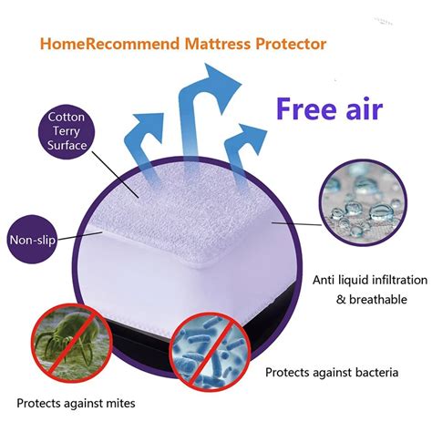 Housse Anti Punaise De Lit Protection De Matelas En Ponge