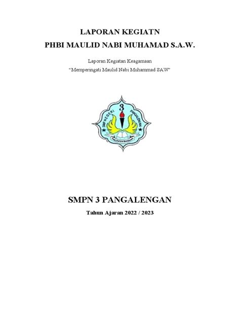 Contoh Laporan Kegiatan Keagamaan Pdf