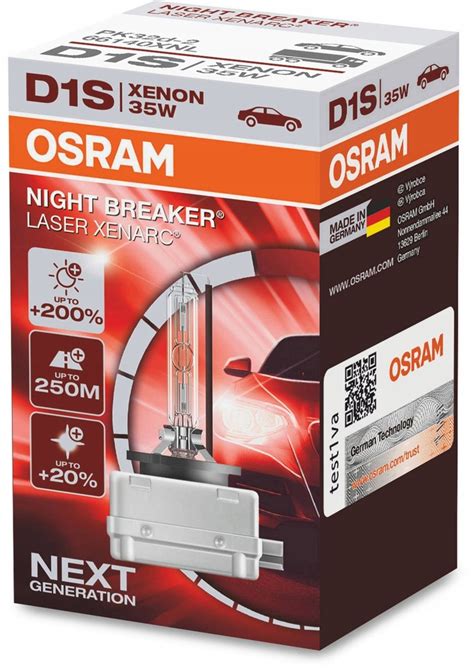 OSRAM D1S Night Breaker Laser Xenarc 200 9670640087 Oficjalne