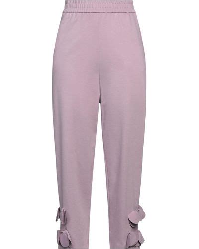 Purple Meimeij Pants Slacks And Chinos For Women Lyst