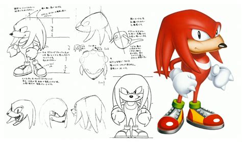 Image Knuckles The Echidna Character Sketchespng Sonic News