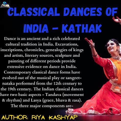 Classical Dances Of India Kathak Edumound