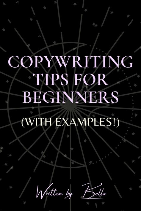 Copywriting Tips For Beginners The Basics With Examples Artofit