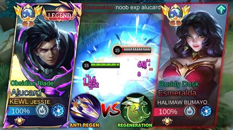 Global Alucard Vs Buffed Global Esmeralda This Is How To Win In Exp