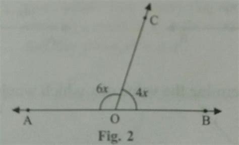 In Figure 2 AnglecAOC And Angle BOC Form A Linear Pair Determine The