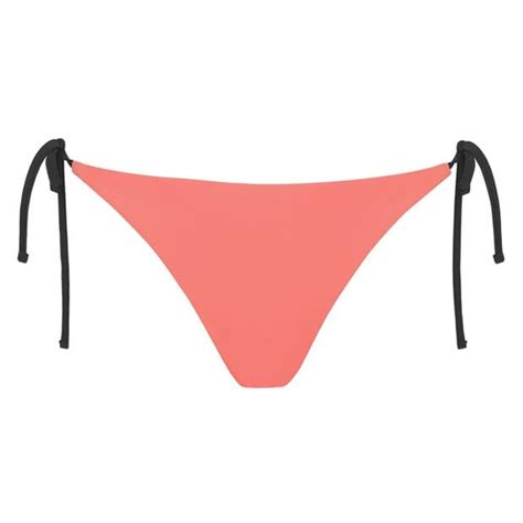 Tommy Hilfiger String Side Tie Cheeky Bikini Poppy Pink