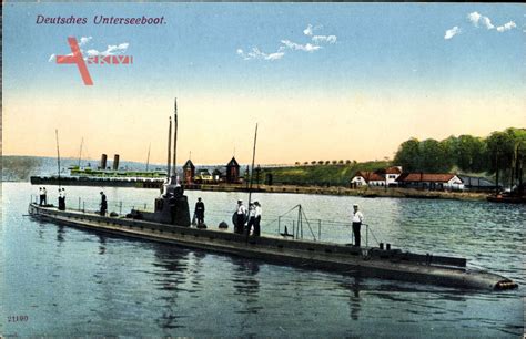 Deutsches U Boot Kaiserliche Marine Matrosen An Deck Xl