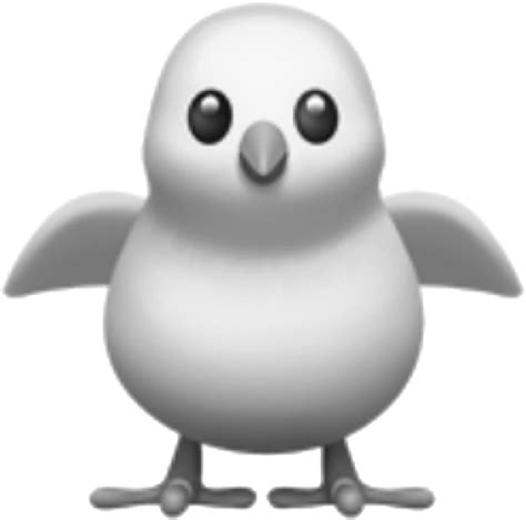 Download Transparent Black Bird Png - 🐥 Emoji - ClipartKey