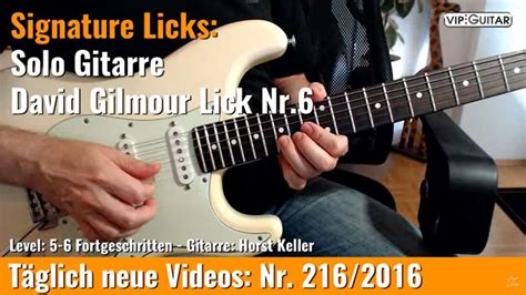 Signature Licks Solo Gitarre David Gilmour Lick Nr Vip Guitar De