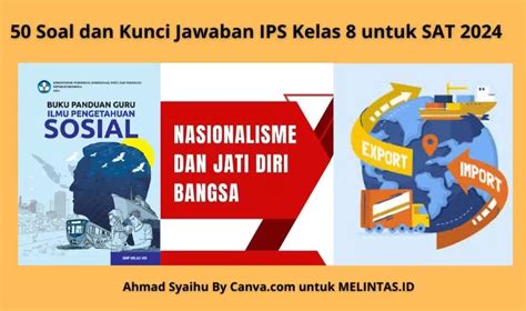 50 Soal Dan Kunci Jawaban Ips Kelas 8 Untuk Asesmen Sumatif Akhir Tahun Asat Cocok Untuk Siswa