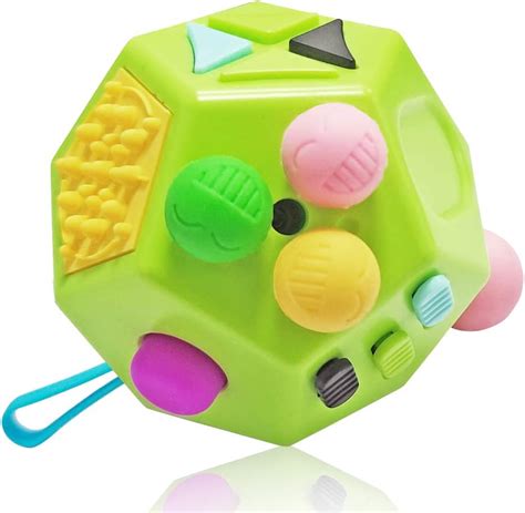 Vcostore 12 Sides Fidget Toy Cube Decompression Cube With Sensory