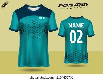 129 Green Jersey Design Digital Template Images Stock Photos Vectors