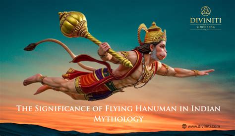 significance  flying hanuman  indian mythology diviniti