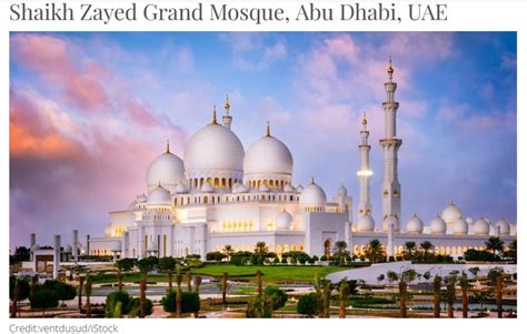 Solve Mosque Shailh Zayed Abu Dhabi Uae Jigsaw Puzzle Online With Pieces