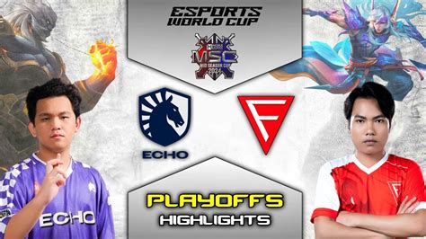 TEAM LIQUID ECHO Vs FALCONS ESPORTS HIGHLIGHTS MSC 2024 PLAYOFFS YouTube