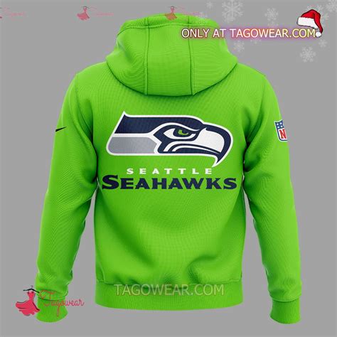 Coach Pete Carroll Neon Green Seattle Seahawks 2023 Hoodie - Tagowear