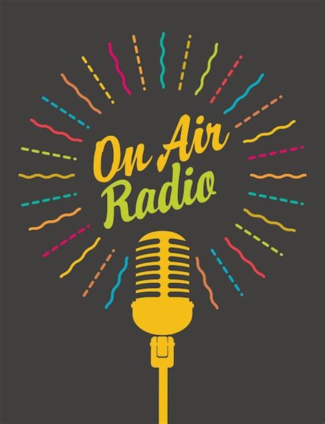 Premium Vector Poster For Radio Station