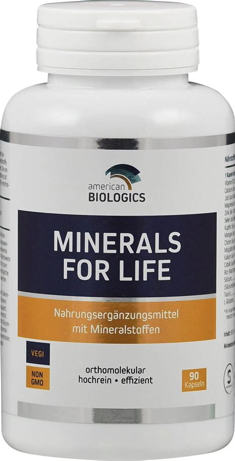 Minerals For Life Veg Kapseln American Biologics Vitalabo