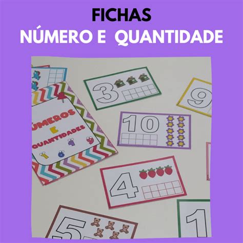 Fichas NÚmero E Quantidade Educa Market