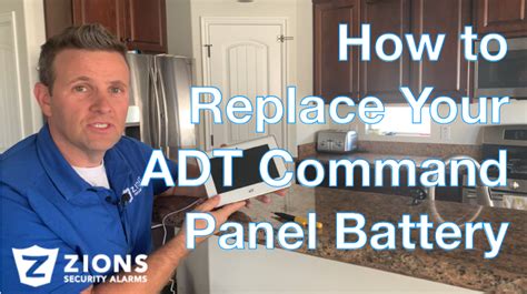 How To Replace Your Adt Command Panel Battery Zions Security