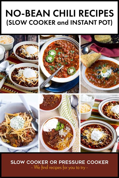 No Bean Chili Recipes Slow Cooker And Instant Pot Slow Cooker Or