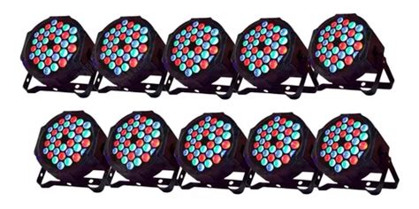 Combo Luces Tacho Rgb Dj Dmx Profesional Eventos Led