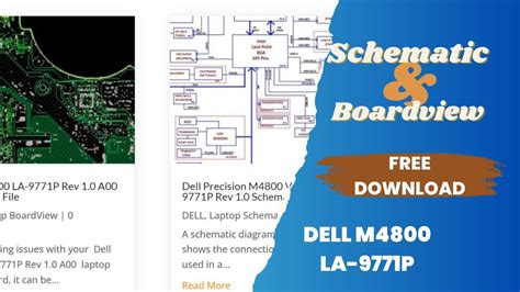 Get Dell M La P Boardview Schematic For Free Youtube