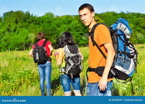 Active Friends Stock Image Image Of Hiking Guys Recreation 26185497