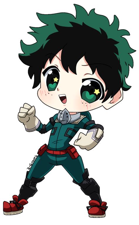 Deku Chibi by Z-Graves on DeviantArt