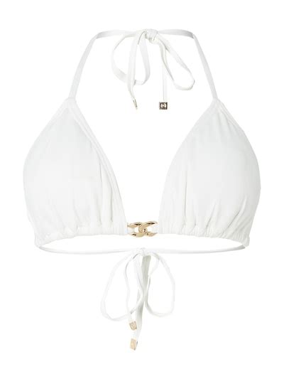 Michael Michael Kors Bikini Oberteil Mit Kettendetail Wei Online Kaufen