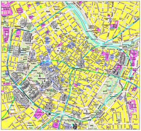 Vienna Map - Austria