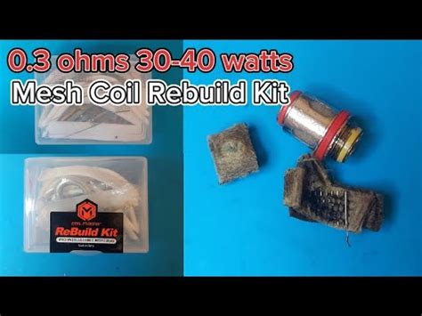 OXVA ORIGIN SE How To Rebuild Mesh Coil Using Coil Master ReBuild Kit