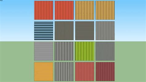 Corrugated Steel Collection 3d Warehouse