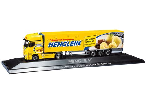 Herpa Mercedes Benz Actros Gigaspace K Hlkoffer Sattelzug Henglein