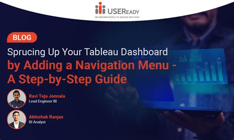 Sprucing Up Your Tableau Dashboard By Adding A Navigation Menu A Step