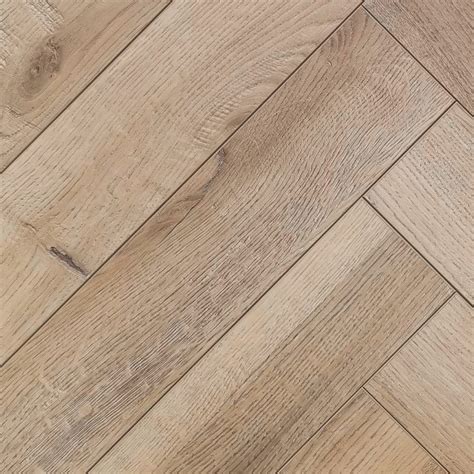 Lignum Fusion Twelve V Premium Greige Oak Herringbone Mm Laminate