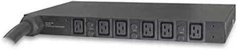 APC Rack Mount PDU, Basic 200V-240V/50A Three-Phase PDU, 6 Outlets, 1U ...