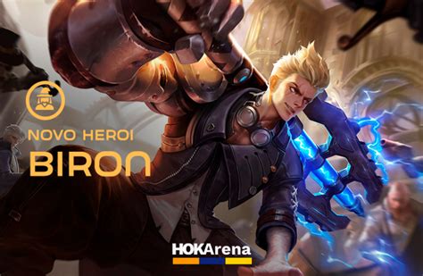 Novo Her I Dispon Vel Biron Honor Of Kings Arena