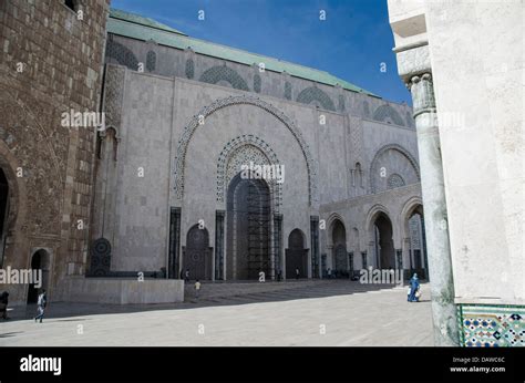 Hassan II Mosque Stock Photo - Alamy